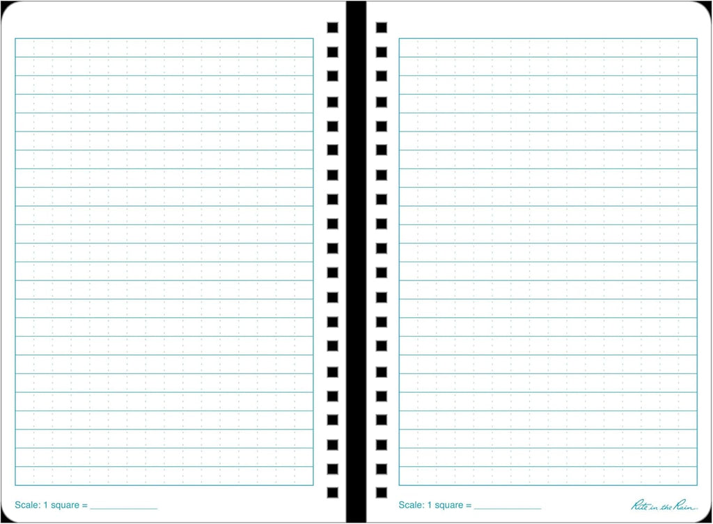 Weatherproof Side Spiral Notebook, 4.625" X 7", Yellow Cover, 3 Pack (No. 373L3)