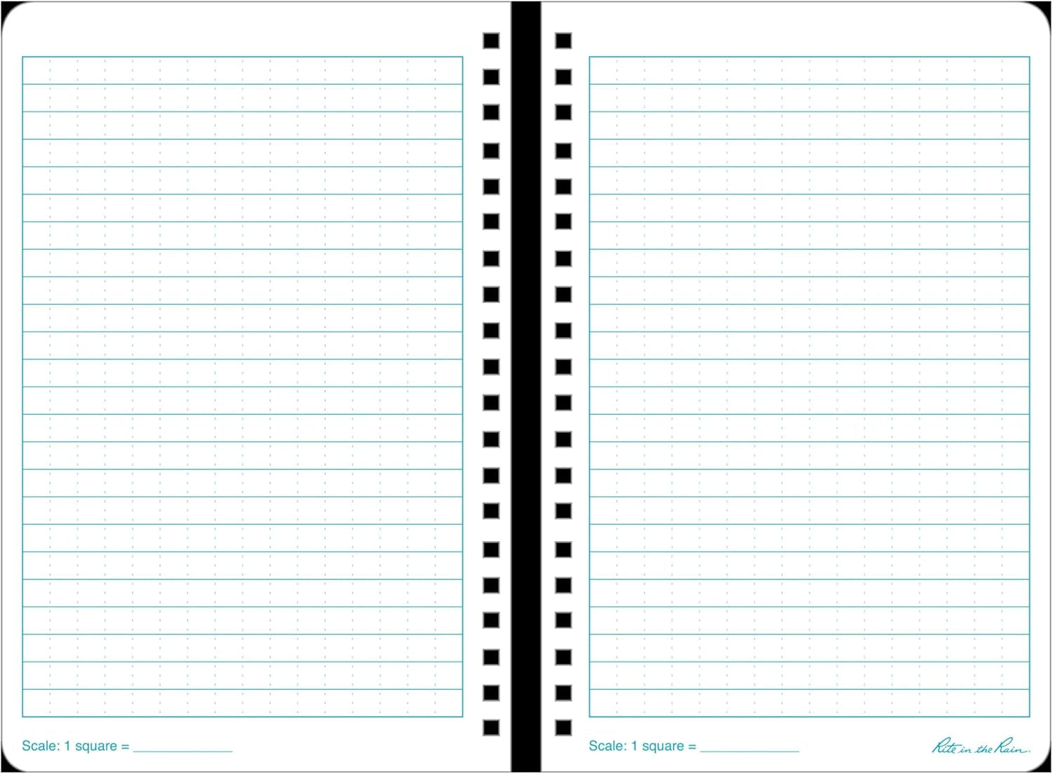 Weatherproof Side Spiral Notebook, 4.625" X 7", Yellow Cover, 3 Pack (No. 373L3)