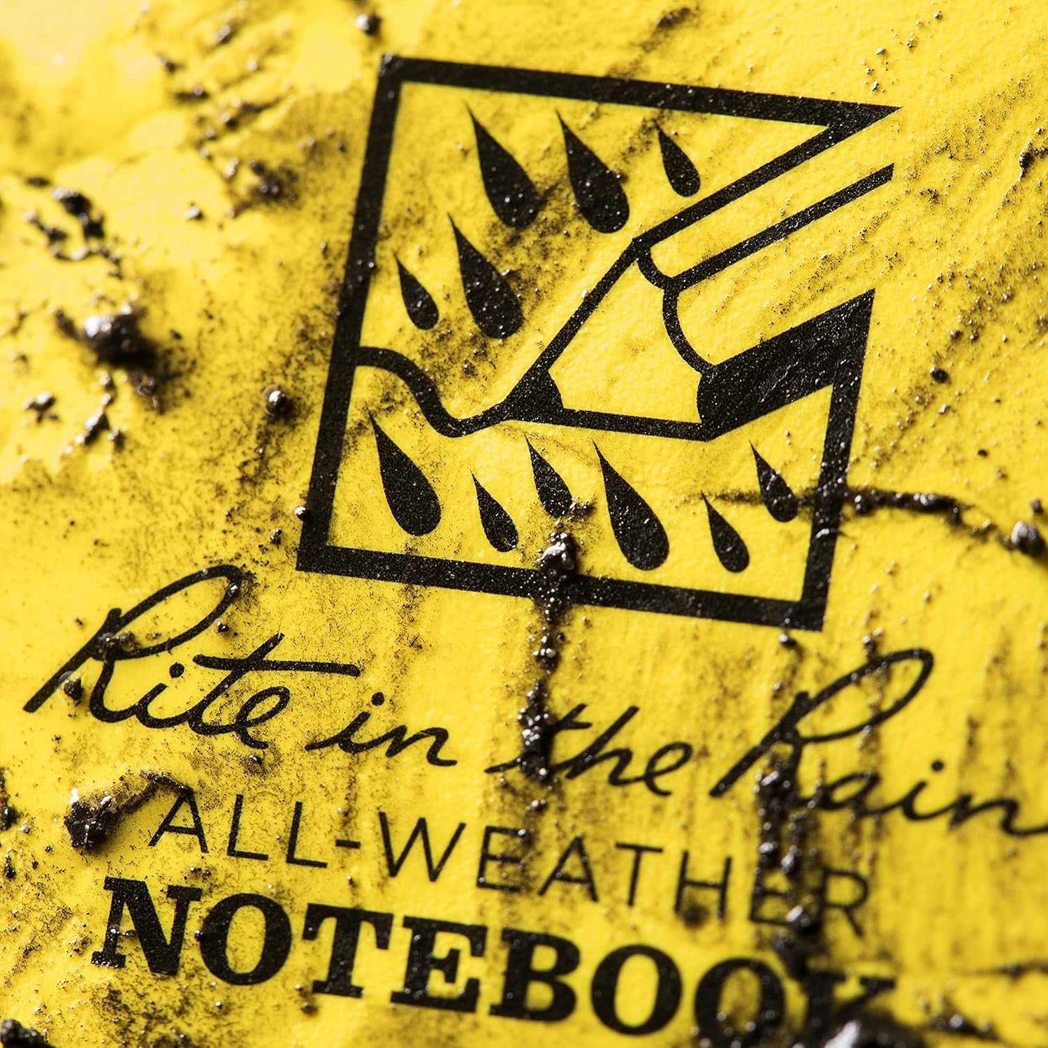 Weatherproof Side Spiral Notebook, 4.625" X 7", Yellow Cover, 3 Pack (No. 373L3)